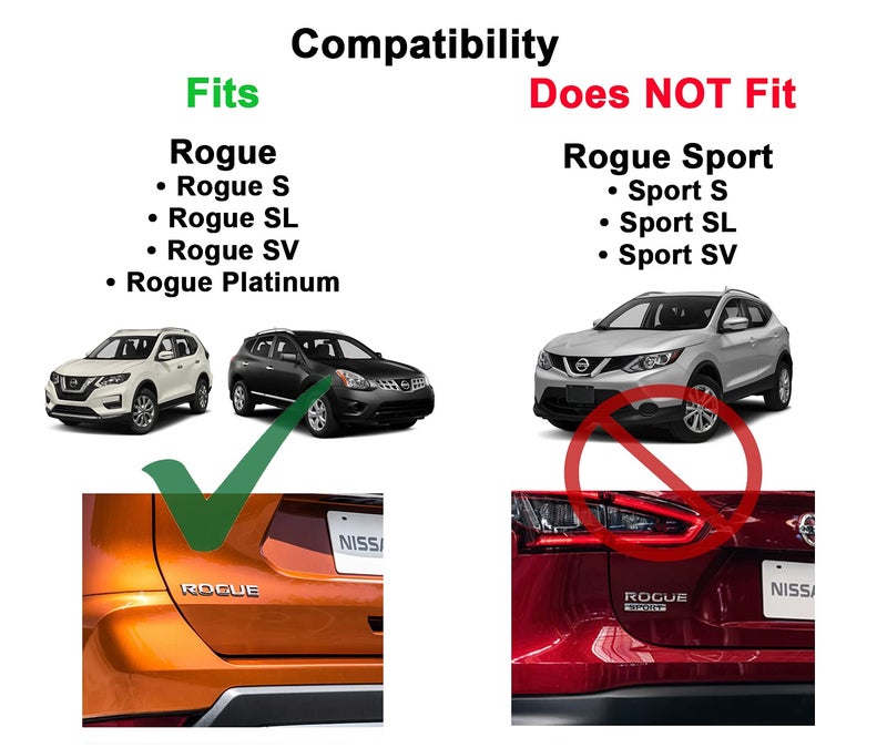 BRIGHTLINES Roof Rack Cross Bar Compatible with 2014-2020 Nissan Rogue - Image 1